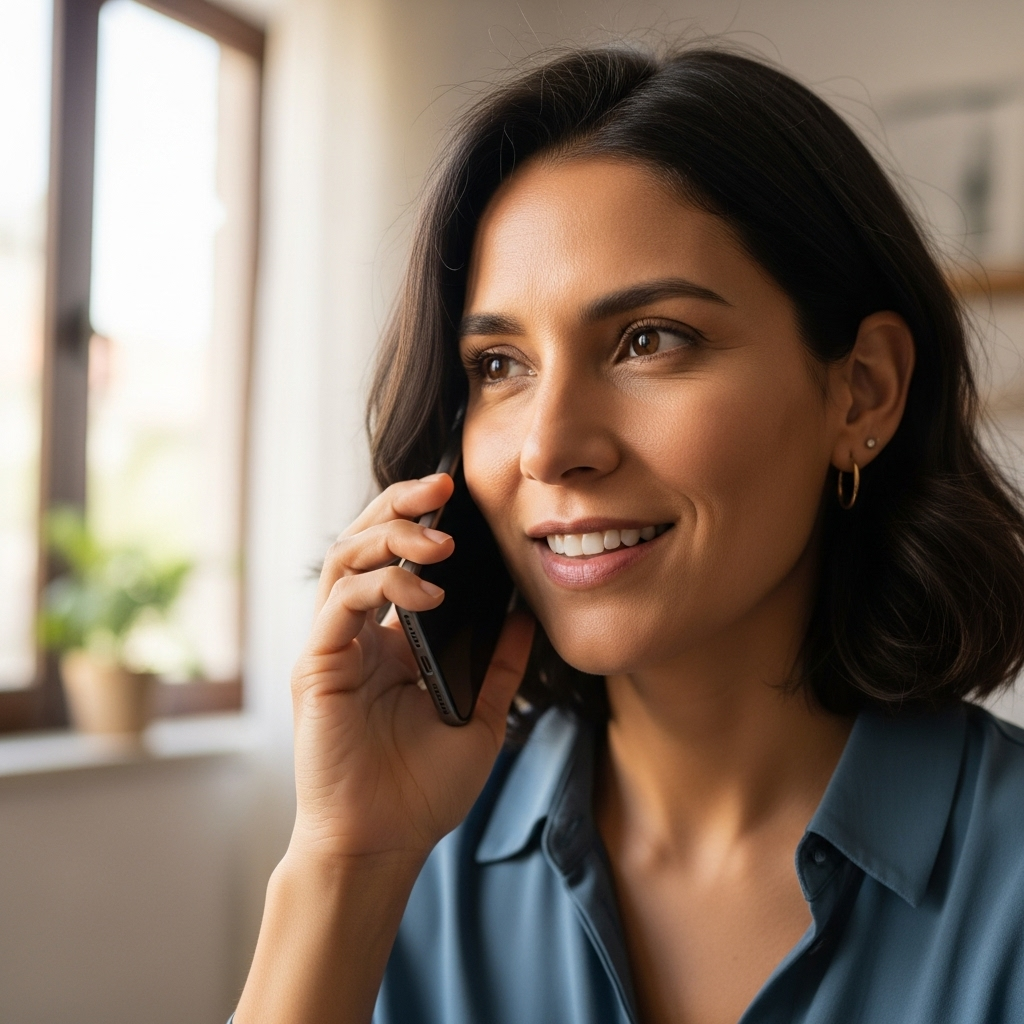 Atendiendo llamada de confirmación